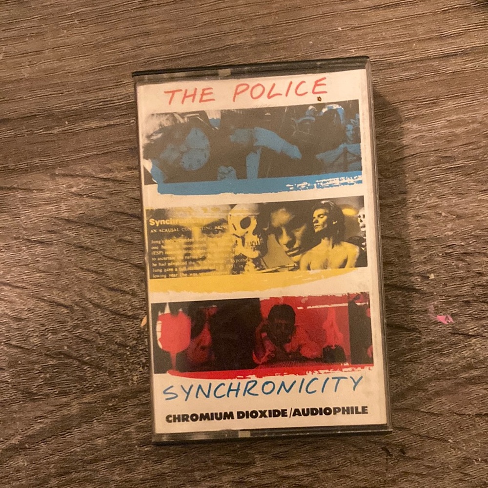 The Police Synchronicity Cassette Tape